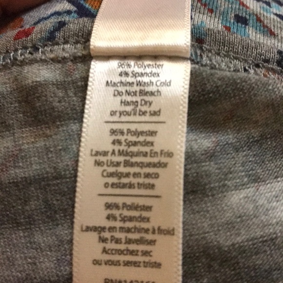 Lularoe tunic with butterflies - Picture 7 of 8